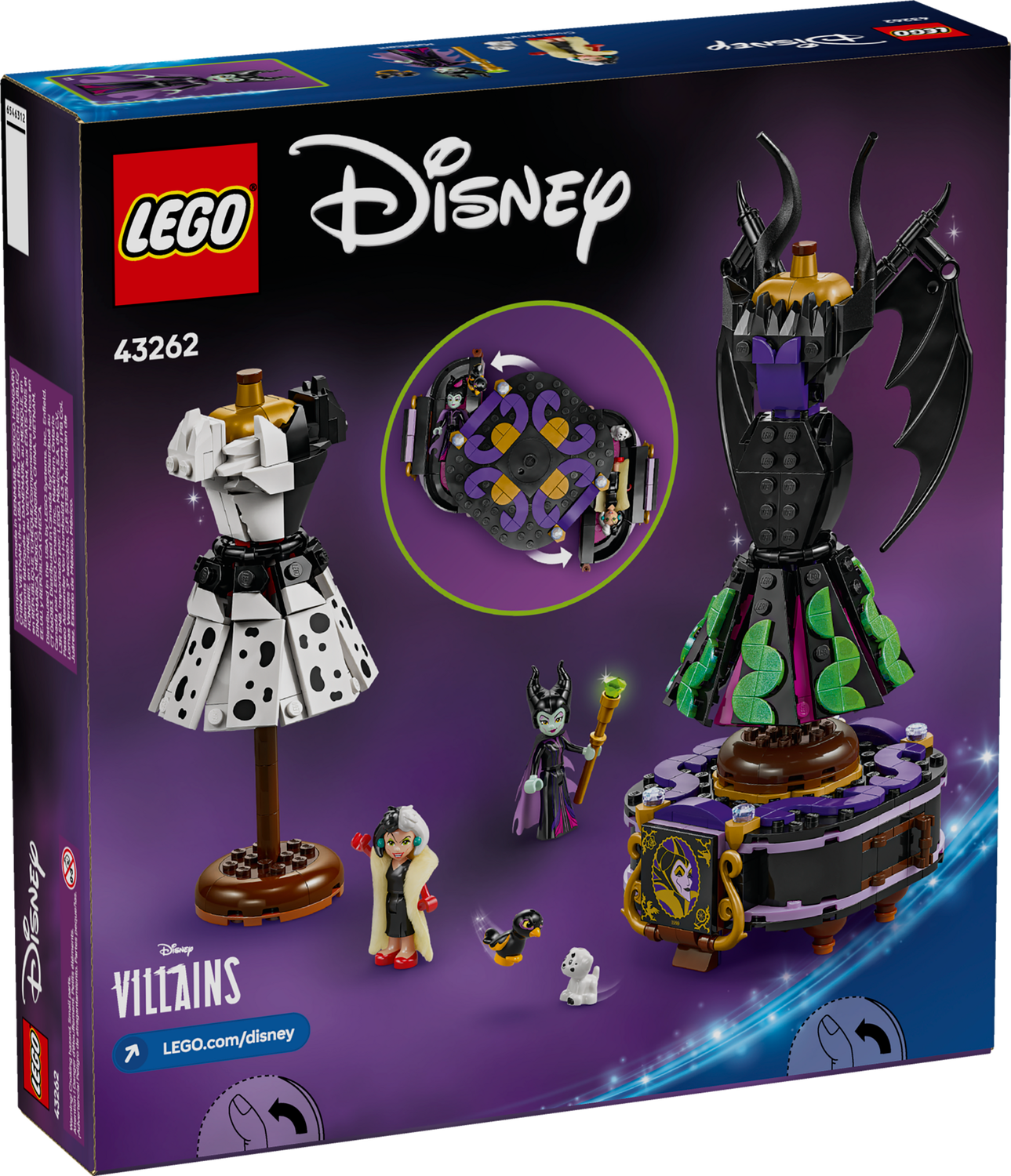 Disney 43262 Die Kleider von Malefiz und Cruella De Vil