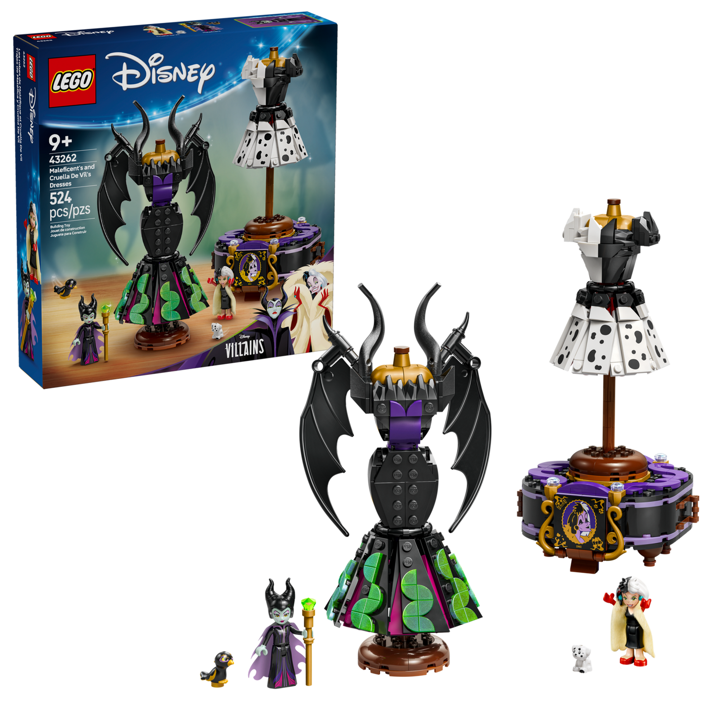 Disney 43262 Die Kleider von Malefiz und Cruella De Vil