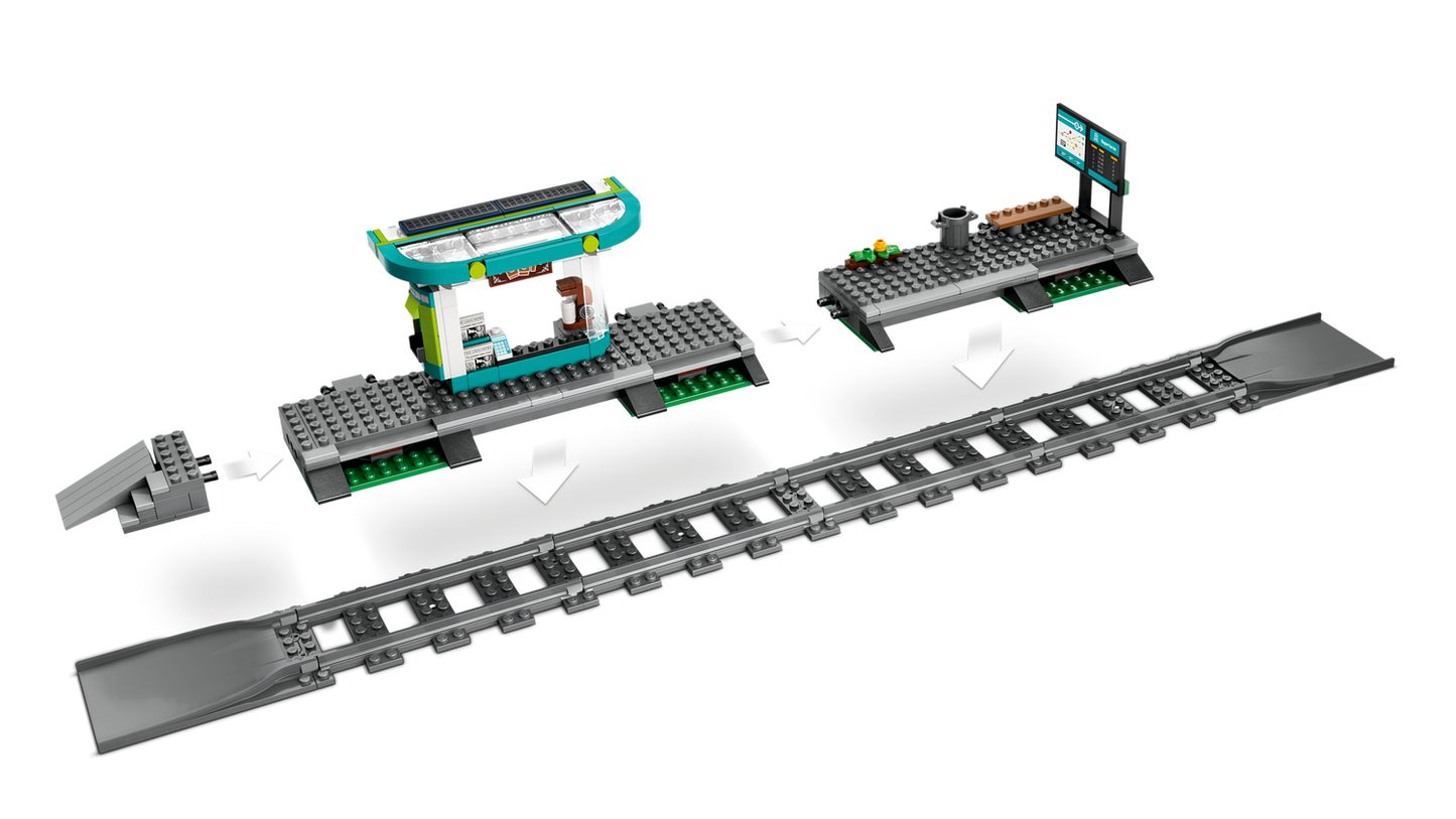 City 60423 Straßenbahn mit Haltestelle