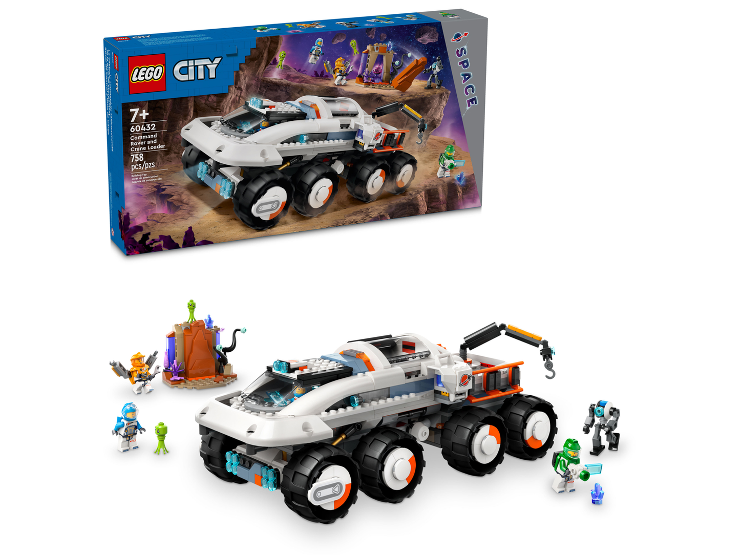 City 60432 Kommando-Rover mit Ladekran