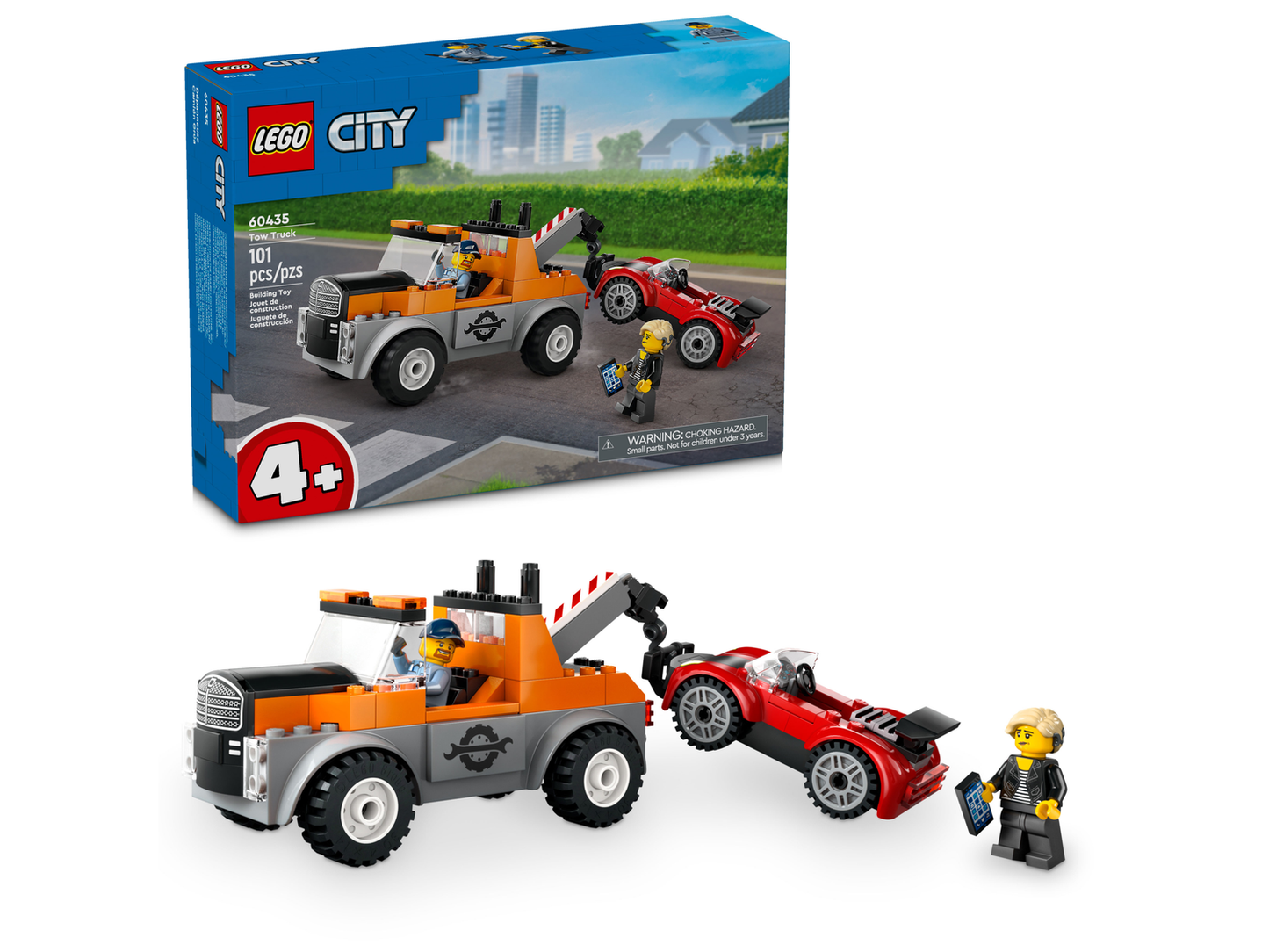 City 60435 Abschleppwagen mit Sportauto