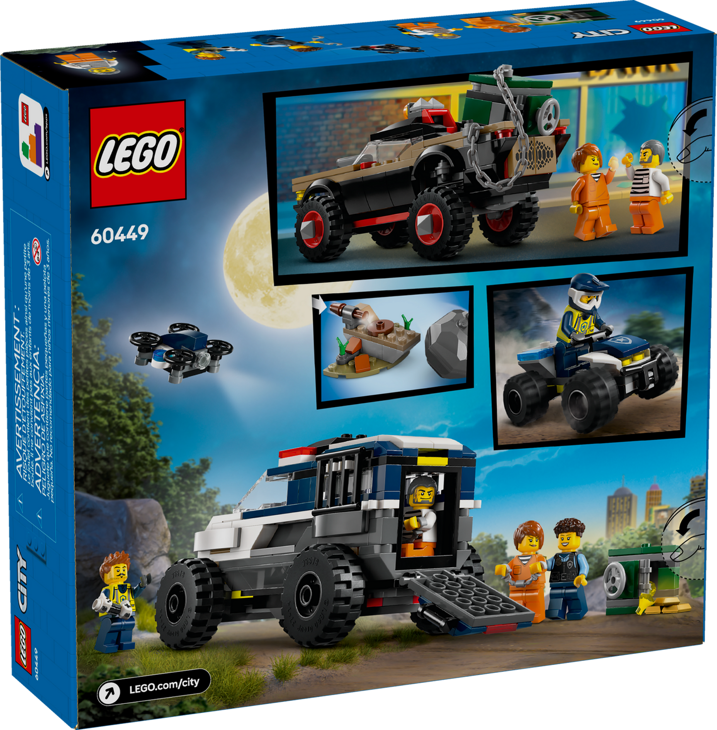 City 60449 Verfolgungsjagd im Polizeigeländewagen