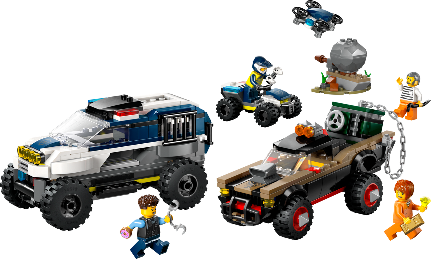 City 60449 Verfolgungsjagd im Polizeigeländewagen