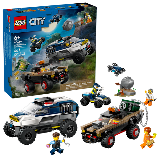 City 60449 Verfolgungsjagd im Polizeigeländewagen