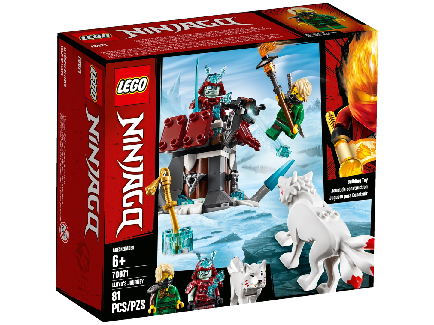 NINJAGO 70671 Angriff des Eis-Samurai