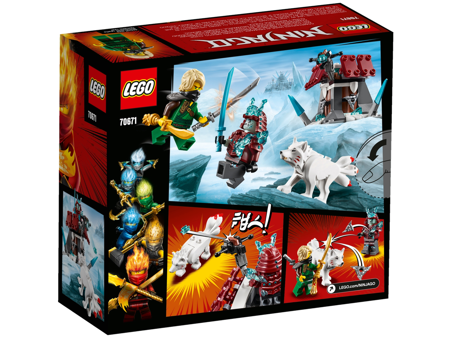 NINJAGO 70671 Angriff des Eis-Samurai