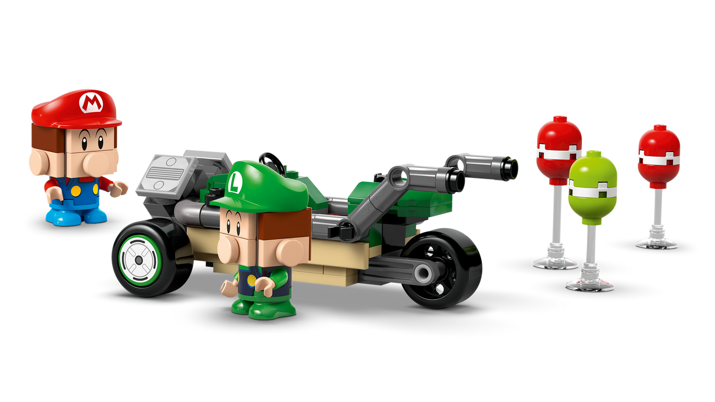 Super Mario 72034 Mario Kart Baby Mario vs. Baby Luigi