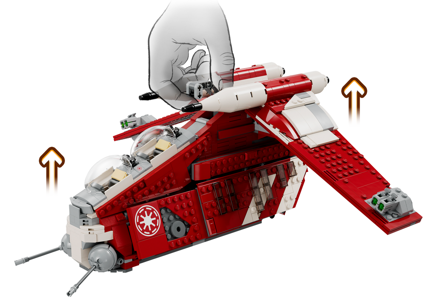 Star Wars 75354 Gunship der Coruscant-Wachen