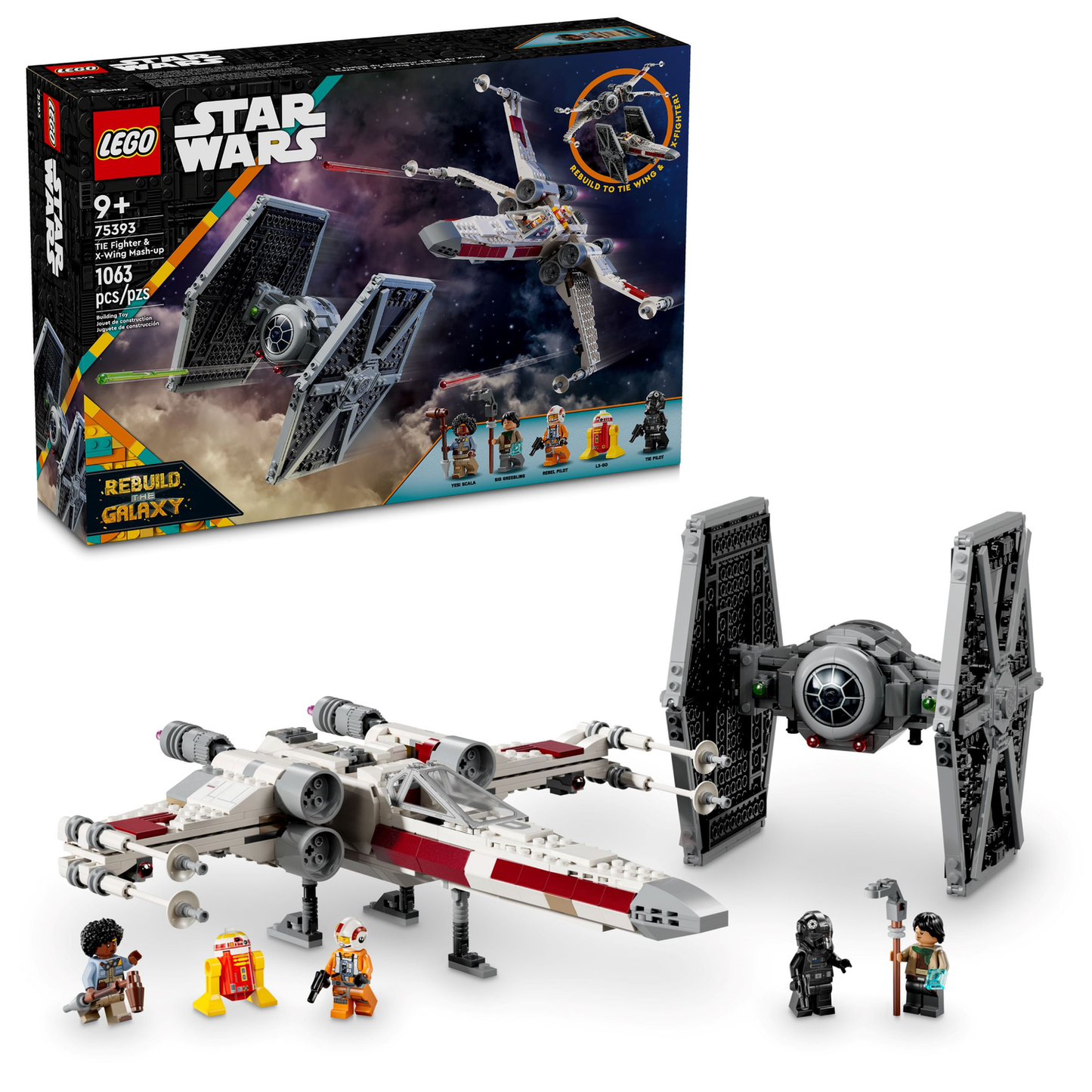 Star Wars 75393 Mashup aus TIE Fighter & X-Wing