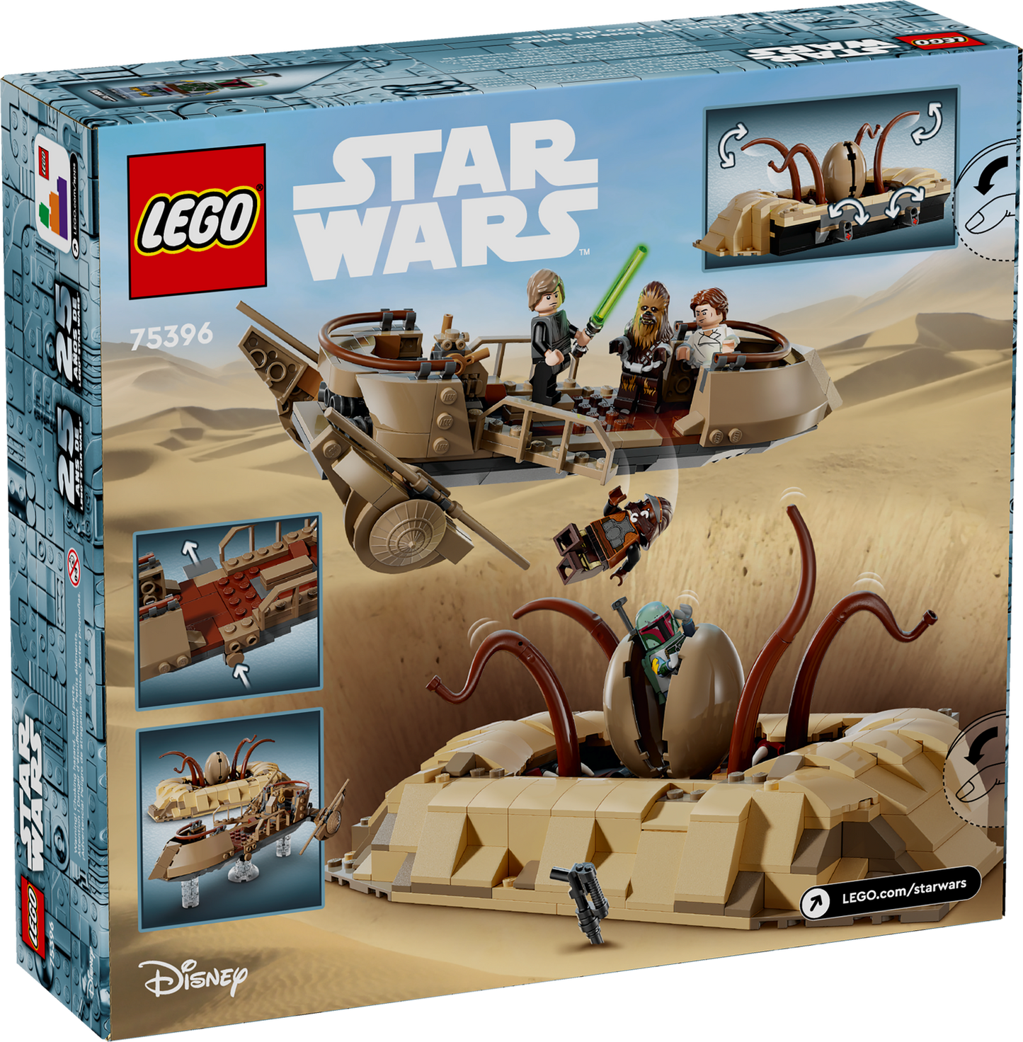 Star Wars 75396 Wüsten-Skiff und Sarlacc-Grube