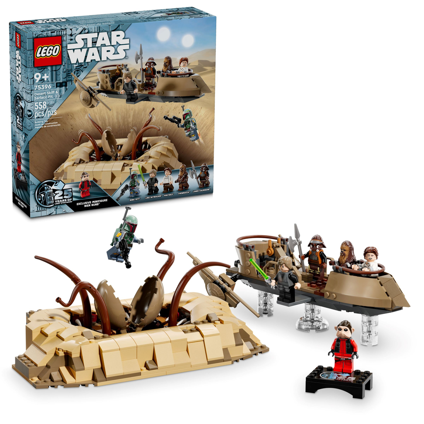 Star Wars 75396 Wüsten-Skiff und Sarlacc-Grube