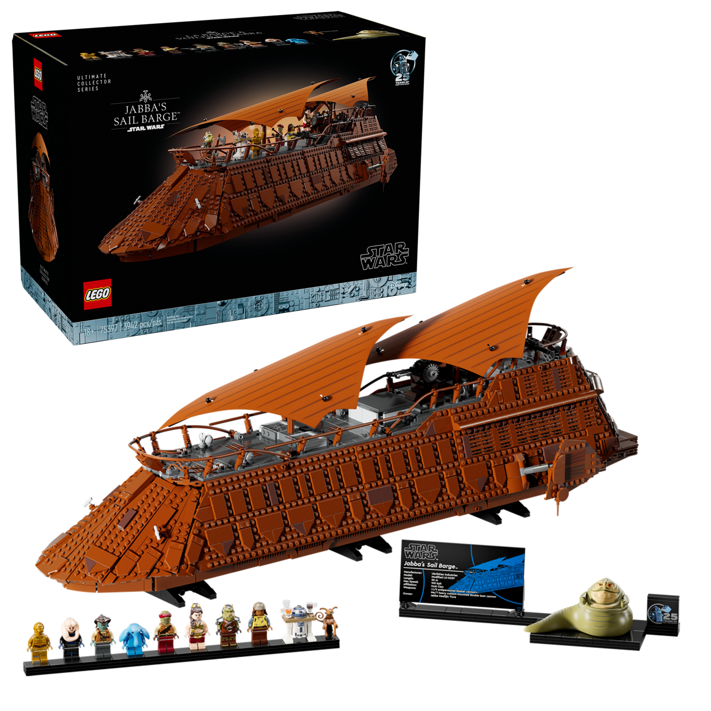 Star Wars 75397 Jabbas Segelbarke