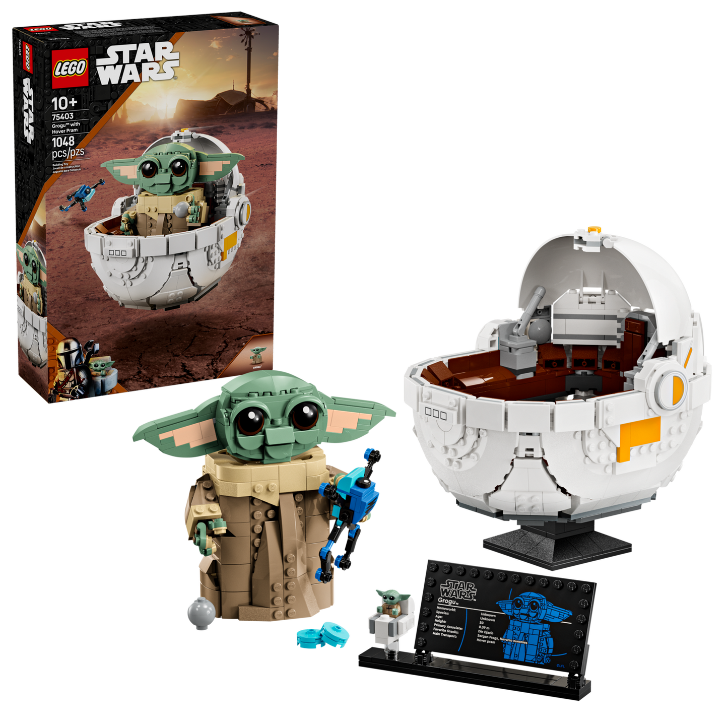 Star Wars 75403 Grogu in seiner Repulsorwiege