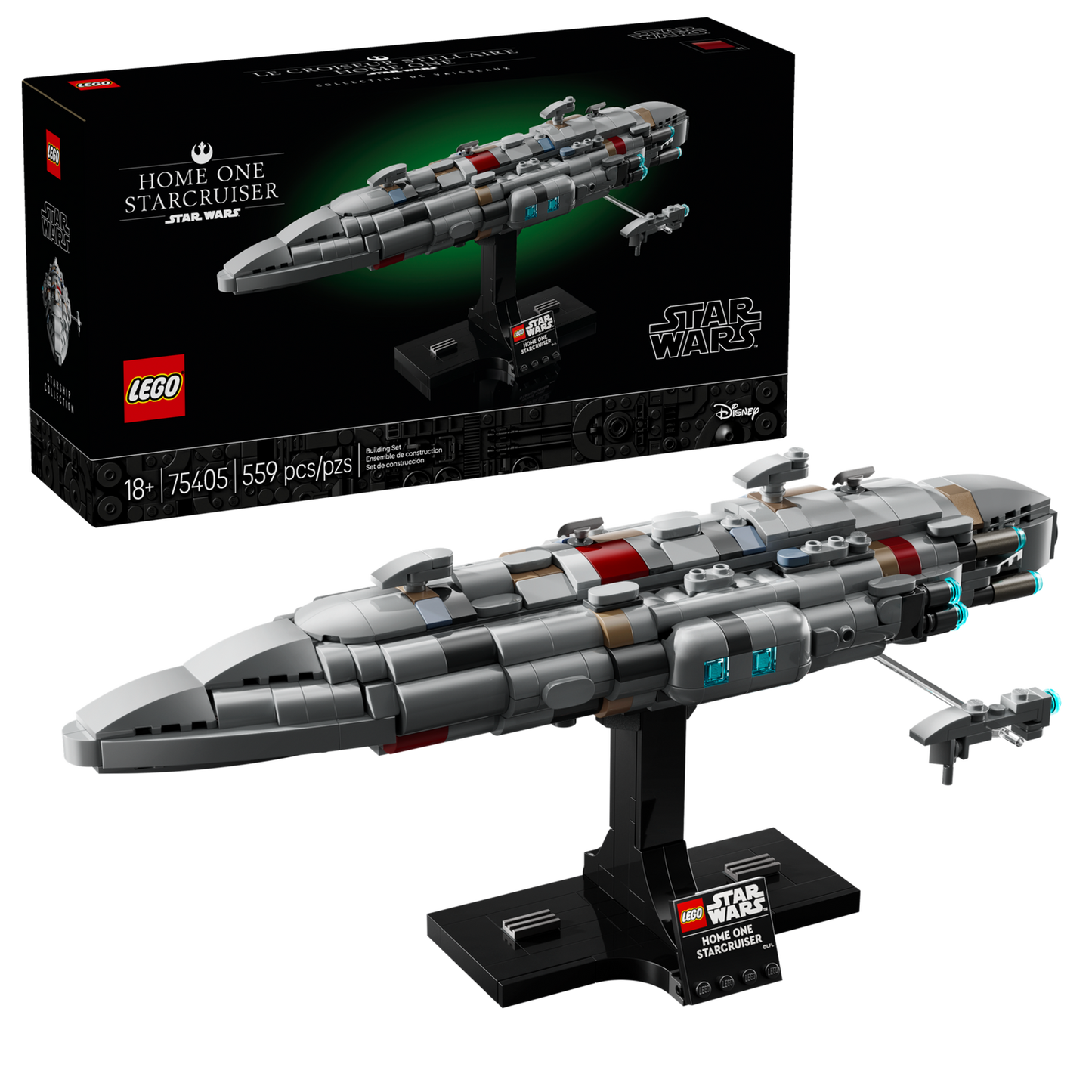 Star Wars 75405 Home One Starcruiser