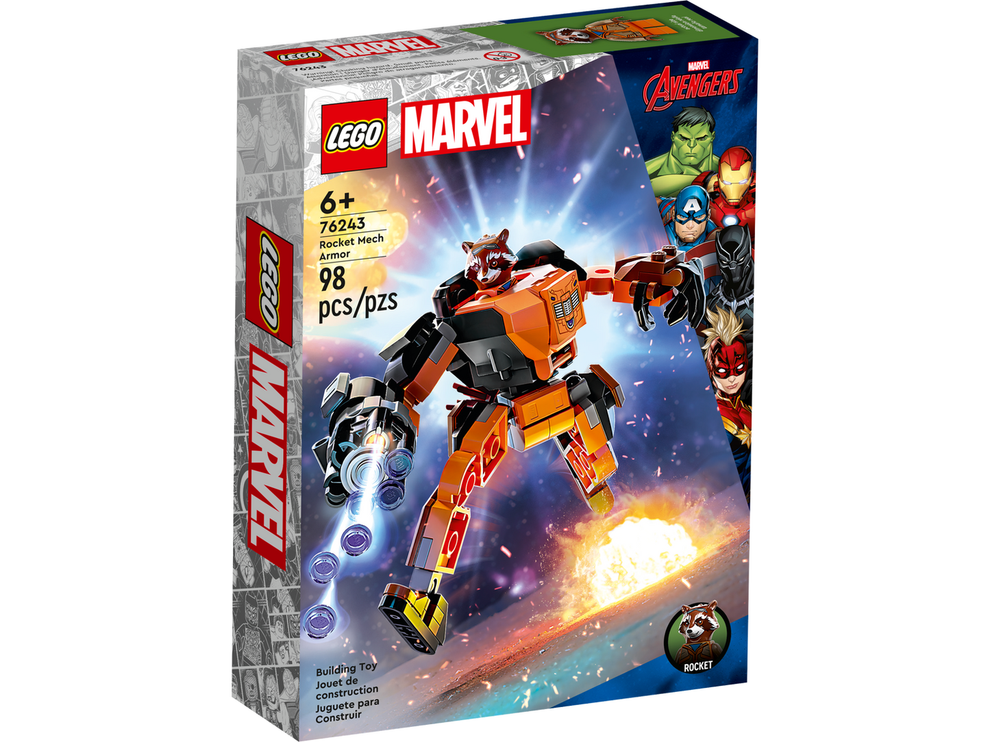 Marvel 76243 Rocket Mech