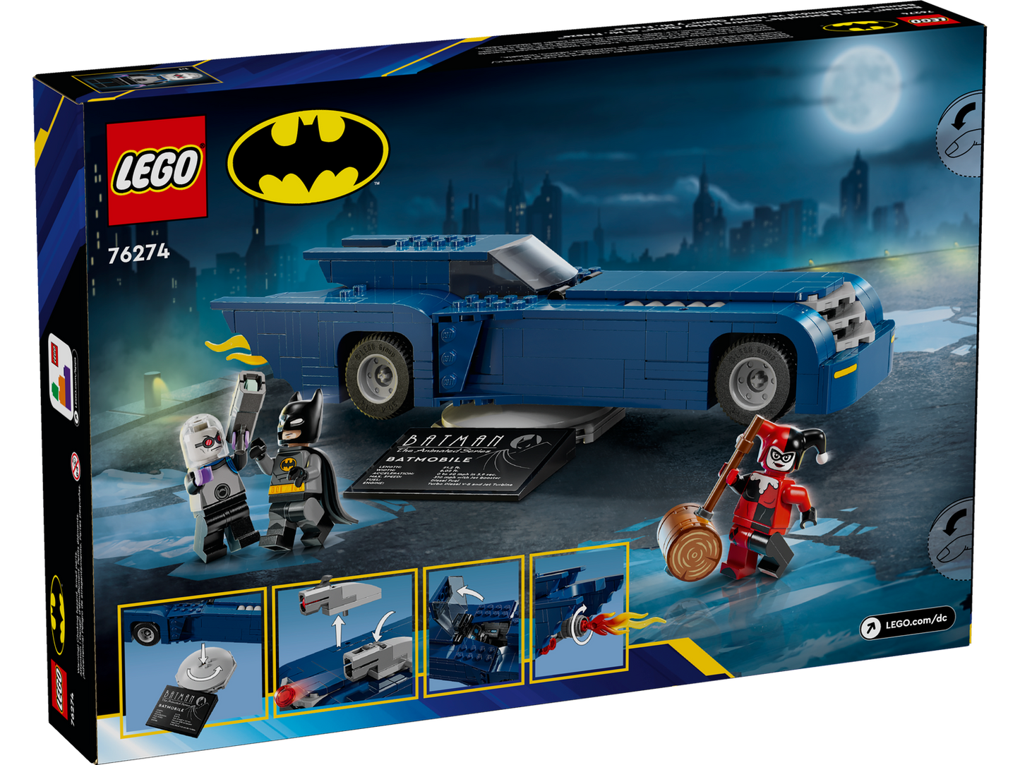Batman 76274 Batman im Batmobil vs. Harley Quinn und Mr. Freeze