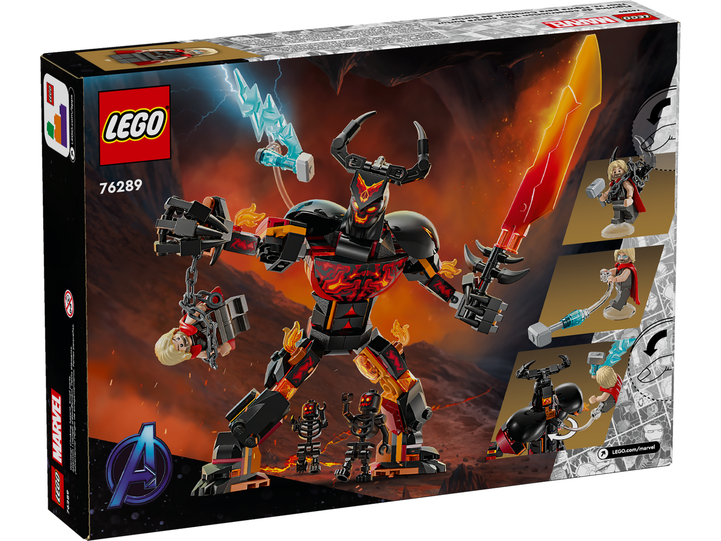 Marvel 76289 Thor vs. Surtur Baufigur