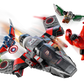 Marvel 76292 Showdown zwischen Captain America und Red Hulk