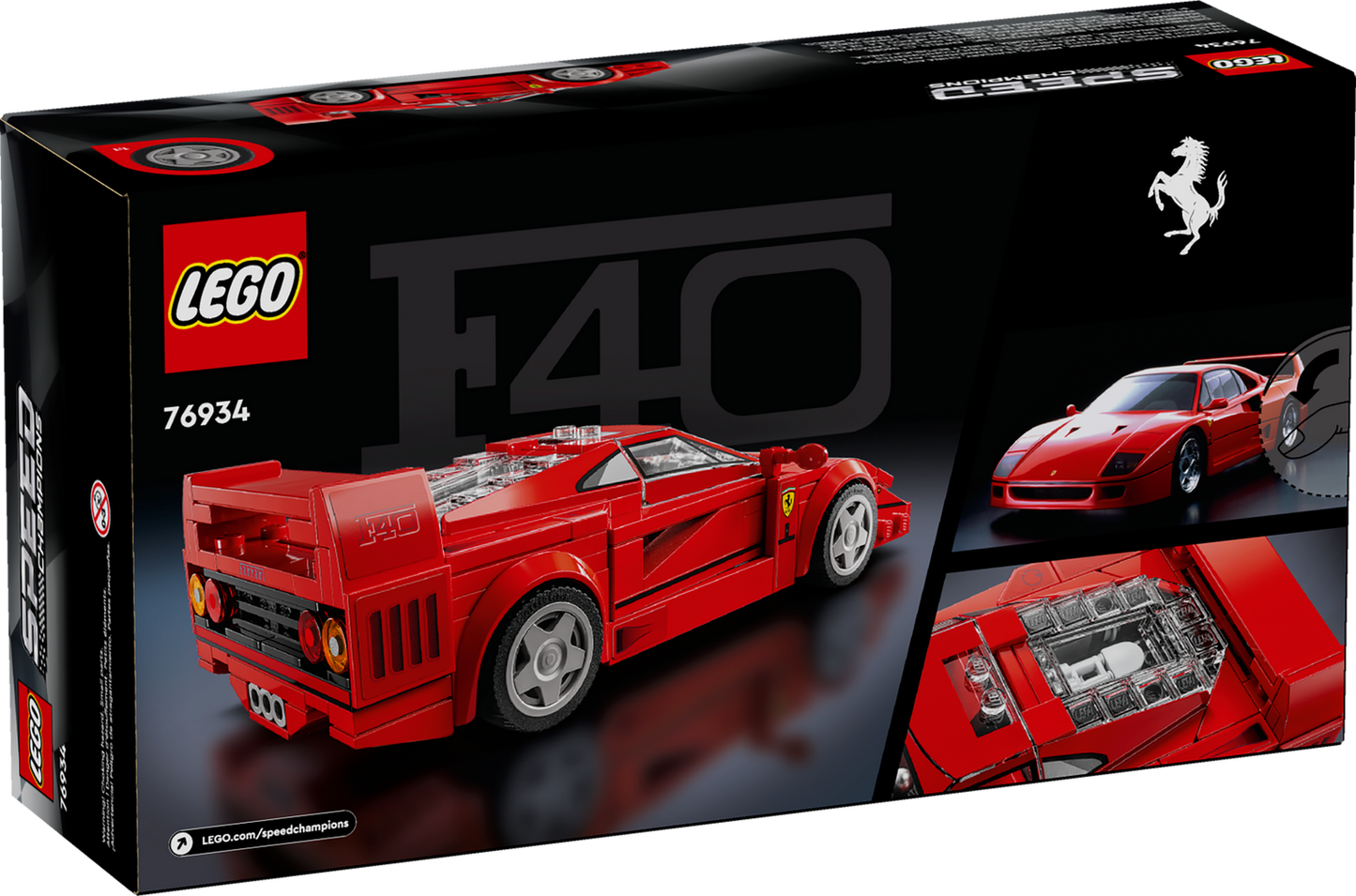 Speed Champions 76934 Ferrari F40 Supersportwagen