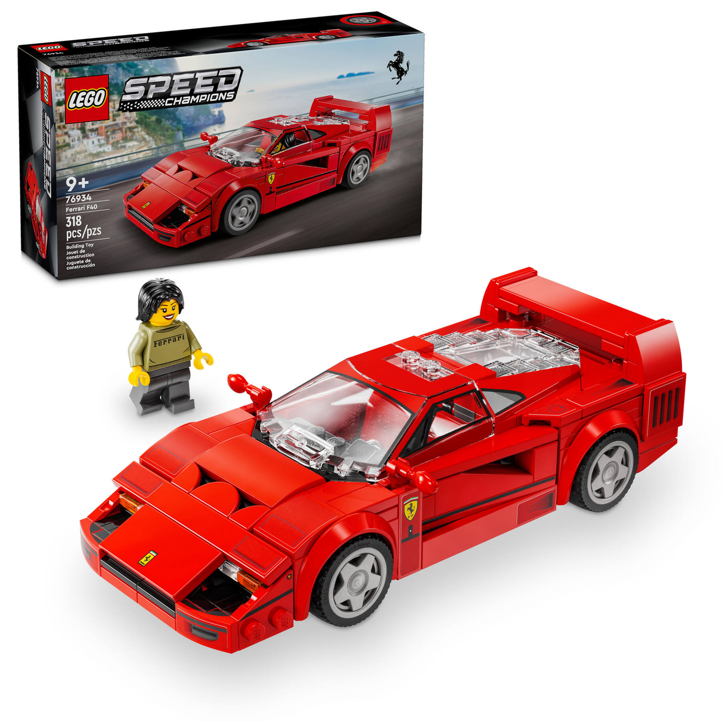 Speed Champions 76934 Ferrari F40 Supersportwagen