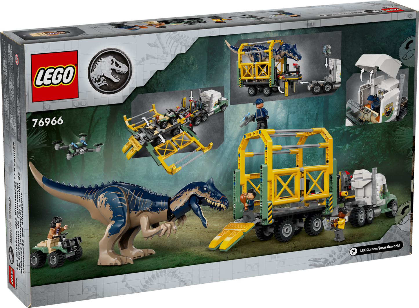 Jurassic World 76966 Dinosaurier-Missionen: Allosaurus-Transporter