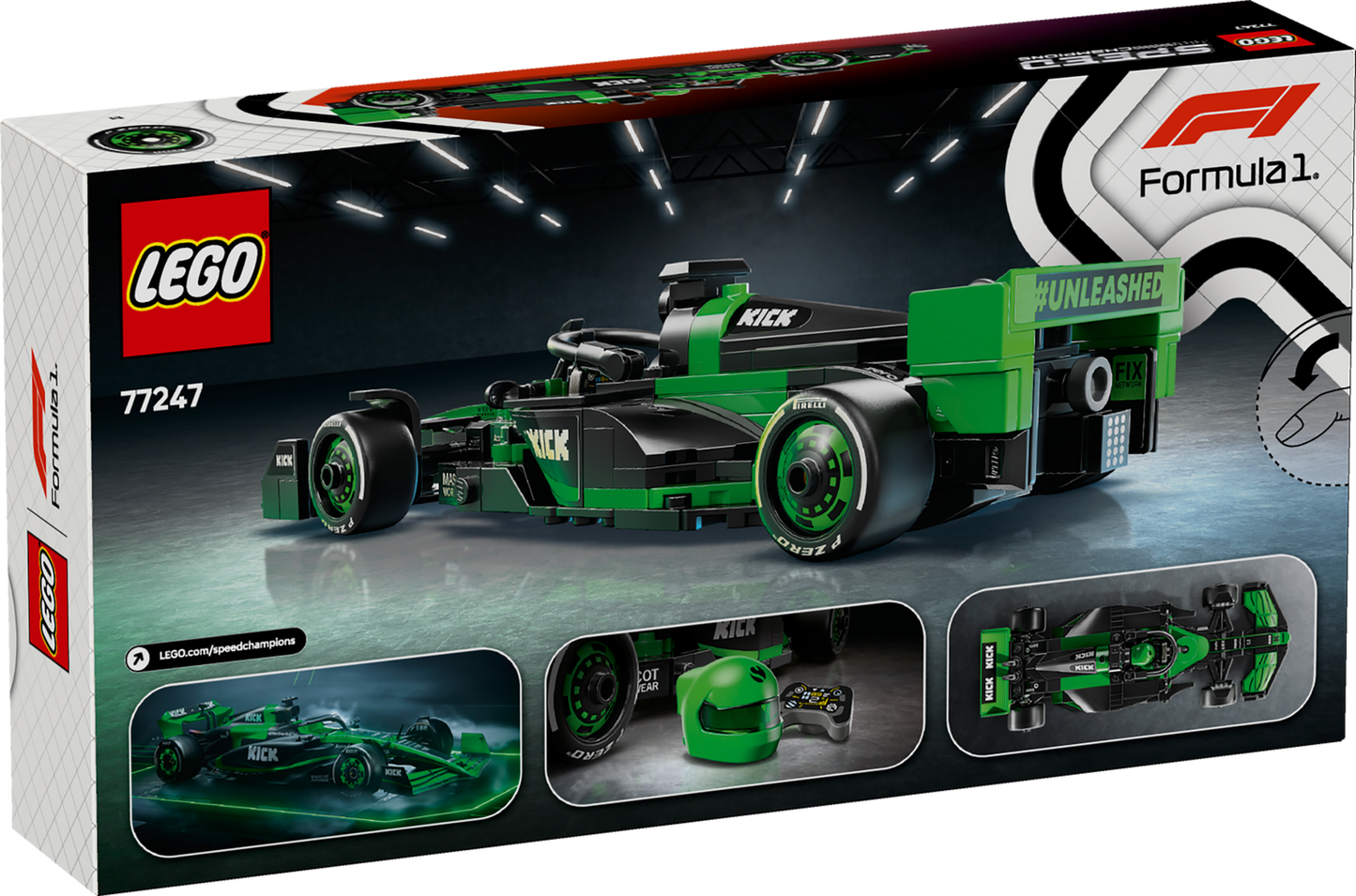 Speed Champions 77247 KICK Sauber F1 Team C44 Rennauto