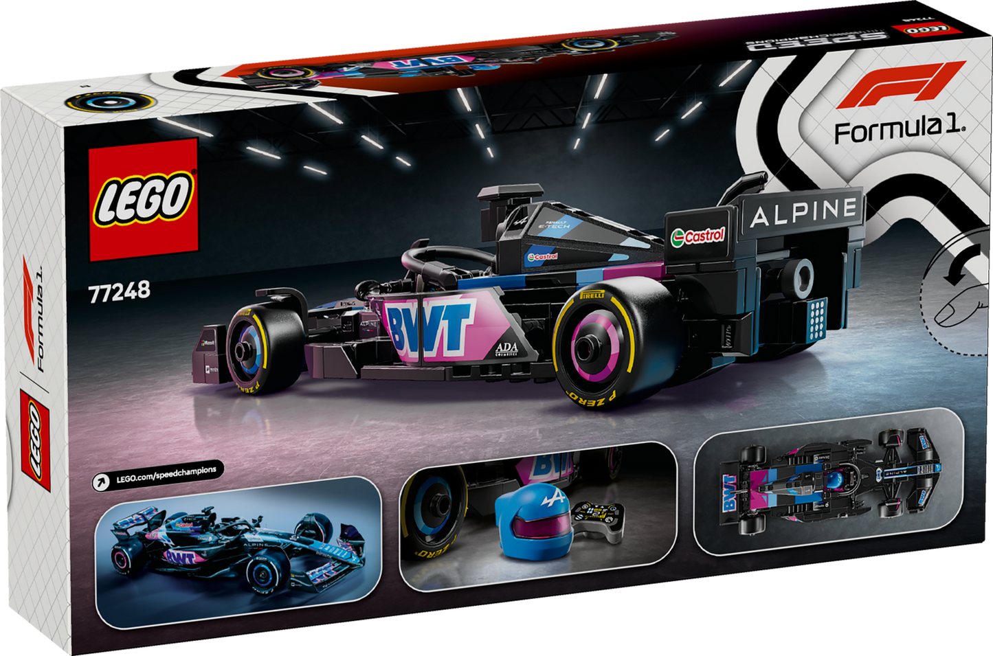 Speed Champions 77248 BWT Alpine F1 Team A524 Rennauto
