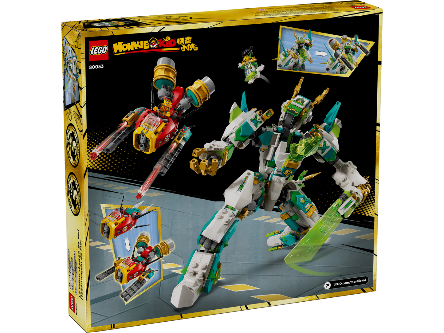 Monkie Kid 80053 Meis Drachen-Mech