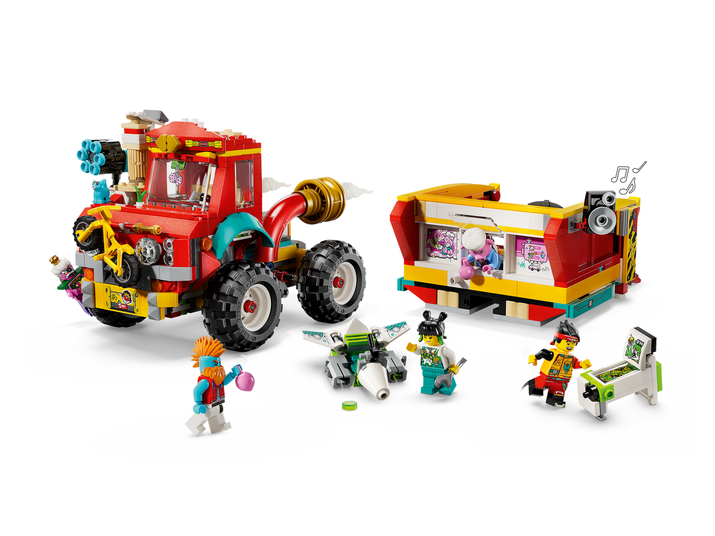 Monkie Kid 80055 Monkie Kids Power-Teamtruck