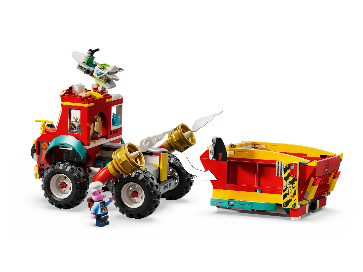 Monkie Kid 80055 Monkie Kids Power-Teamtruck