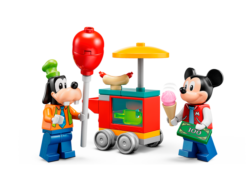 Disney 10778 Micky Minnie und Goofy auf dem Jahrmarkt