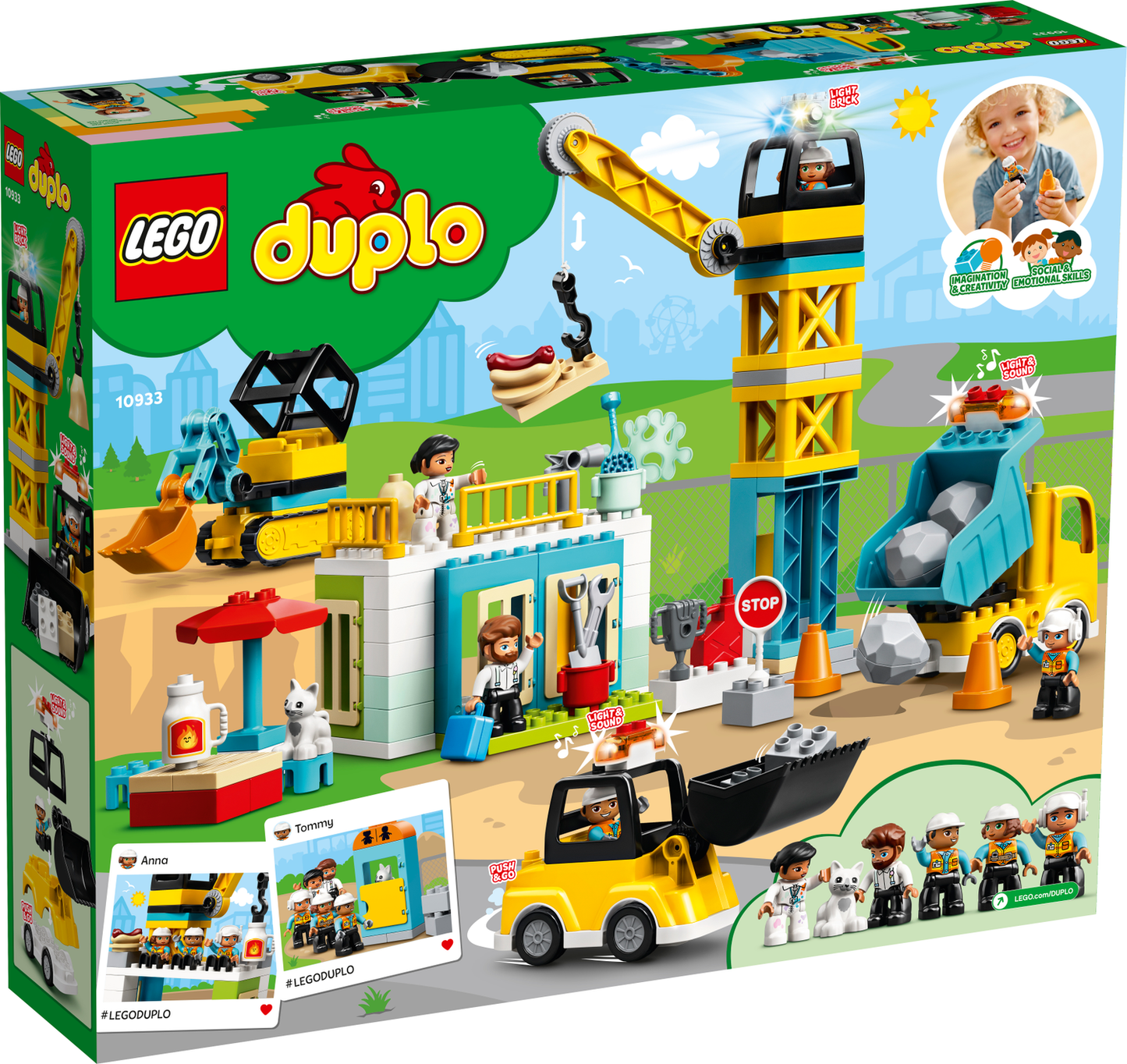 DUPLO 10933 Große Baustelle mit Licht und Ton