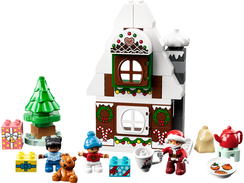 Duplo 10976 Lebkuchenhaus mit Weihnachtsmann