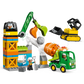 DUPLO 10990 Baustelle mit Baufahrzeugen