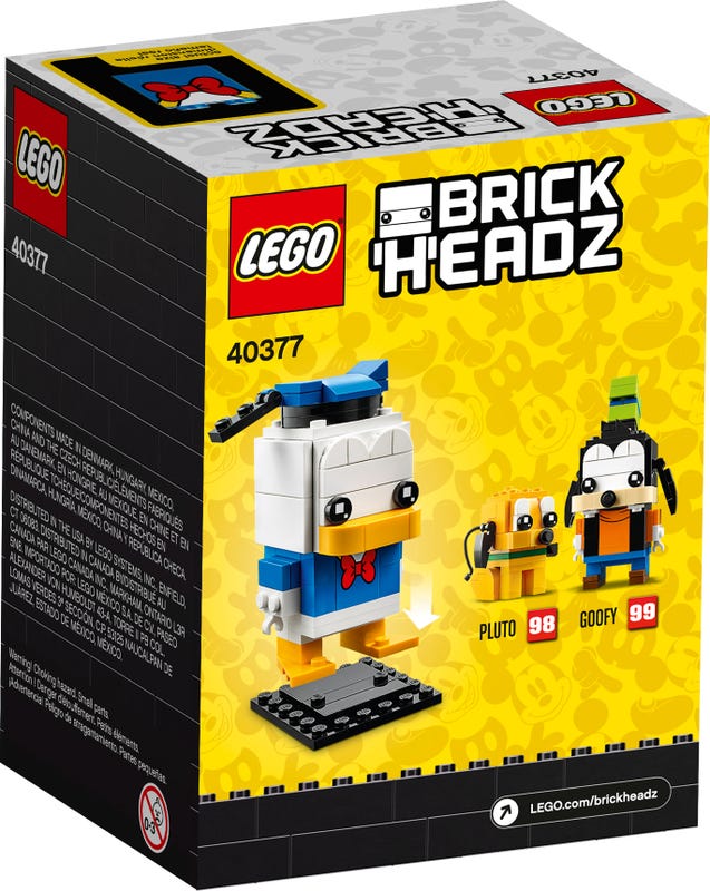 BrickHeadz 40377 Donald Duck