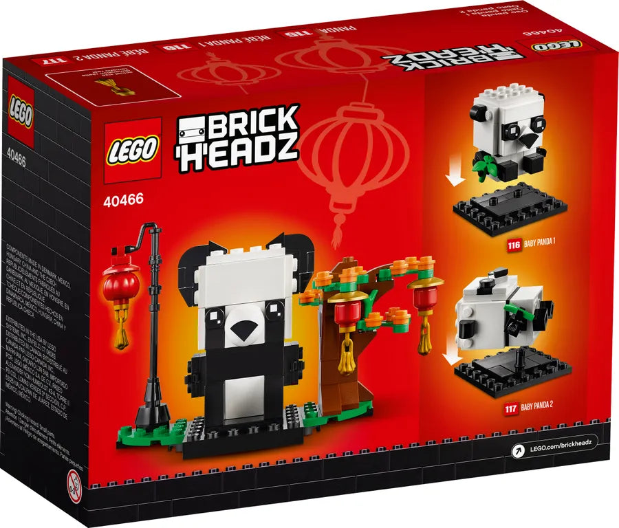 BrickHeadz 40466 Pandas fürs chinesische Neujahrsfest