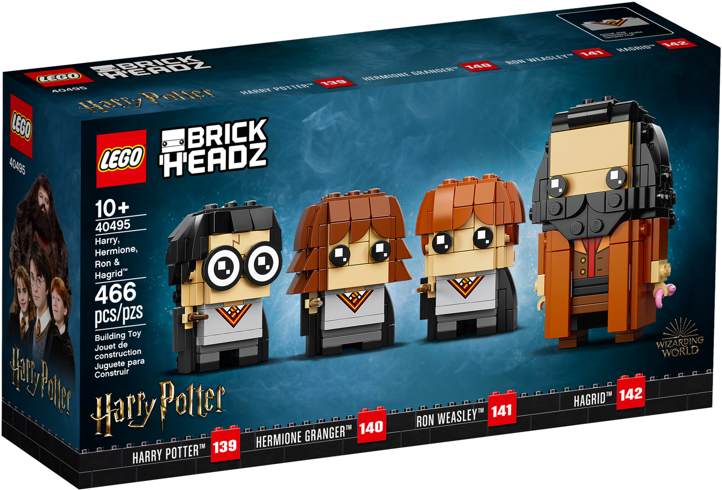 BrickHeadz 40495 Harry, Hermine, Ron & Hagrid