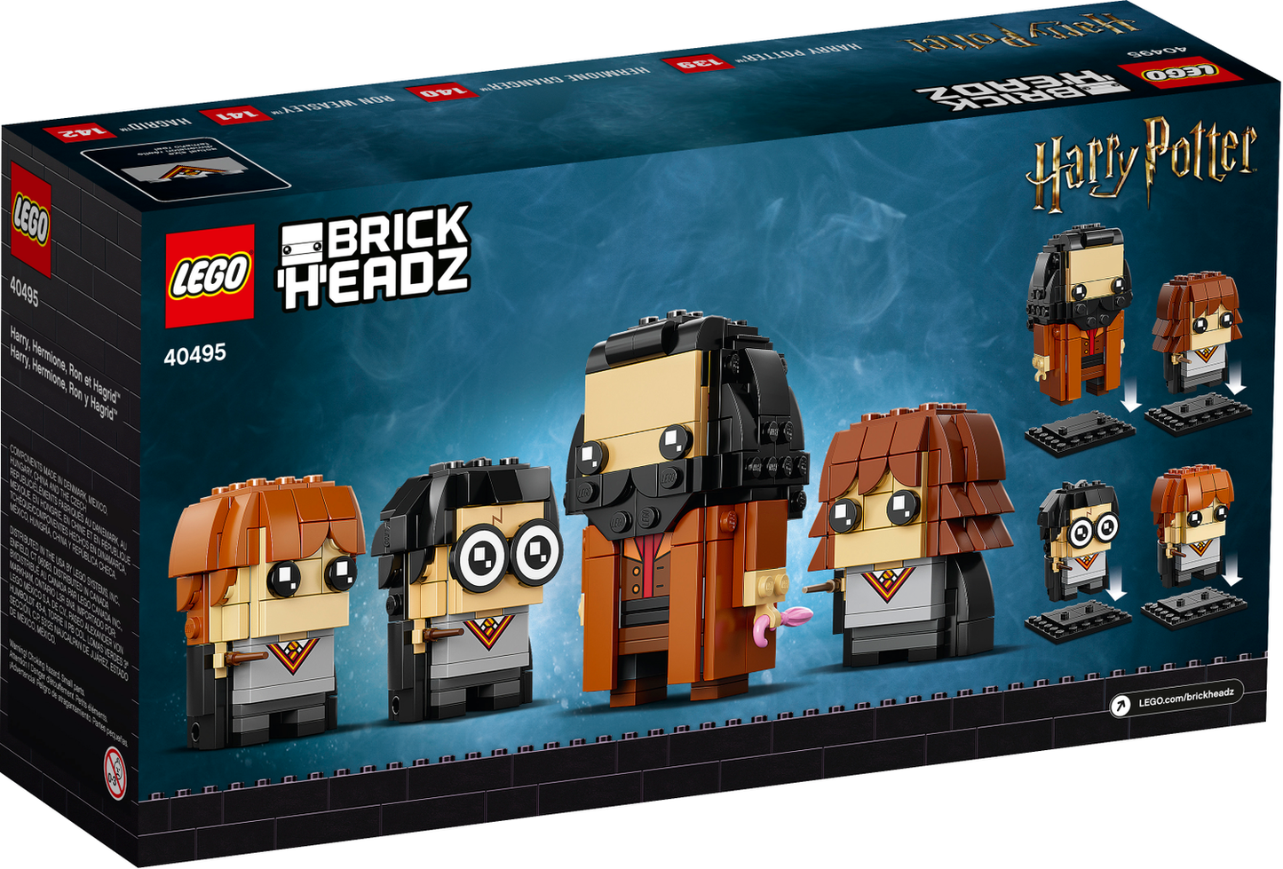 BrickHeadz 40495 Harry, Hermine, Ron & Hagrid