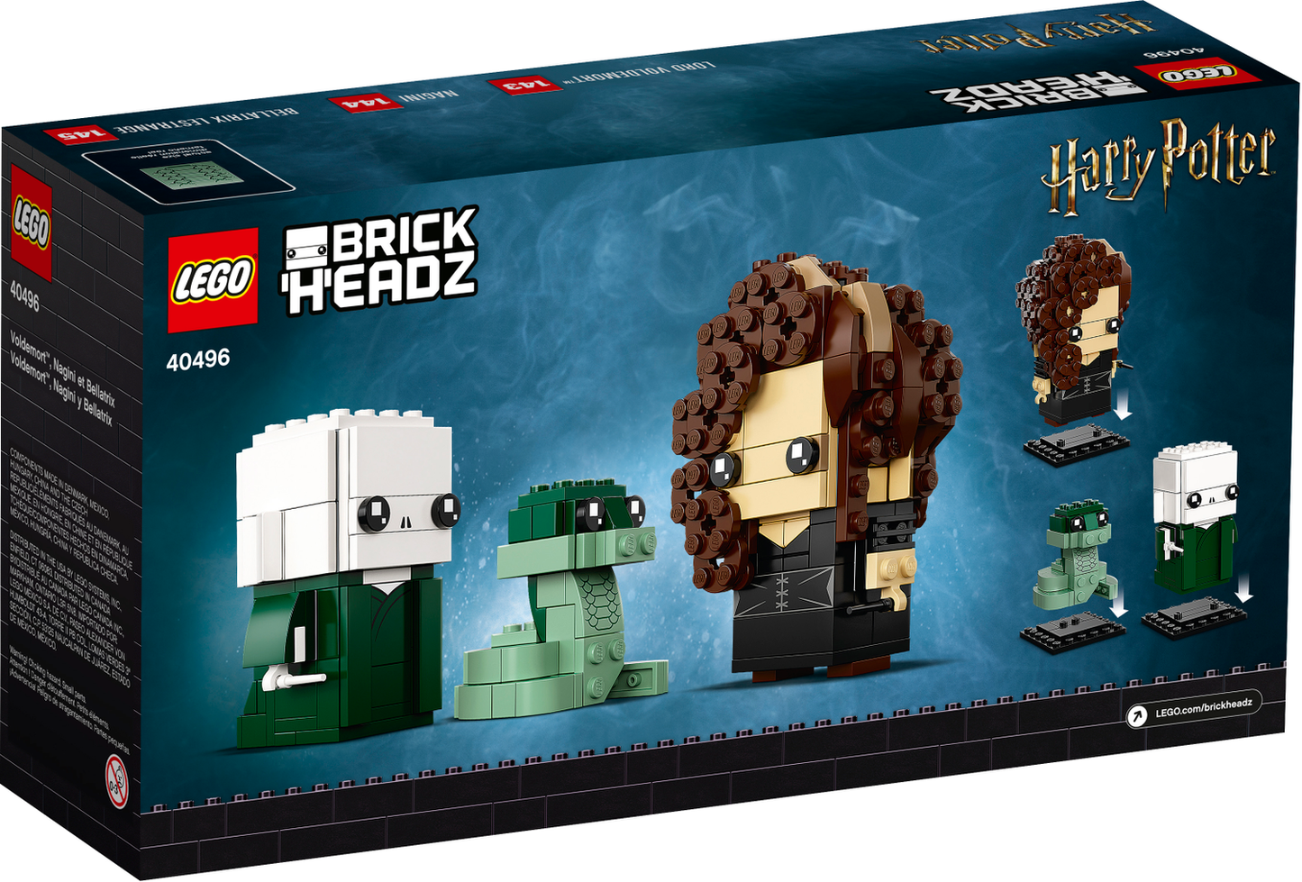 BrickHeadz 40496 Voldemort, Nagini & Bellatrix