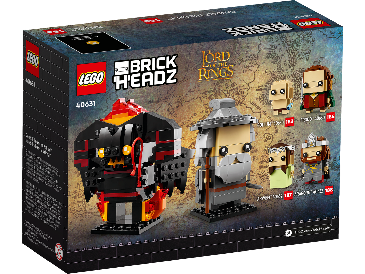 BrickHeadz 40631 Gandalf der Graue und Balrog