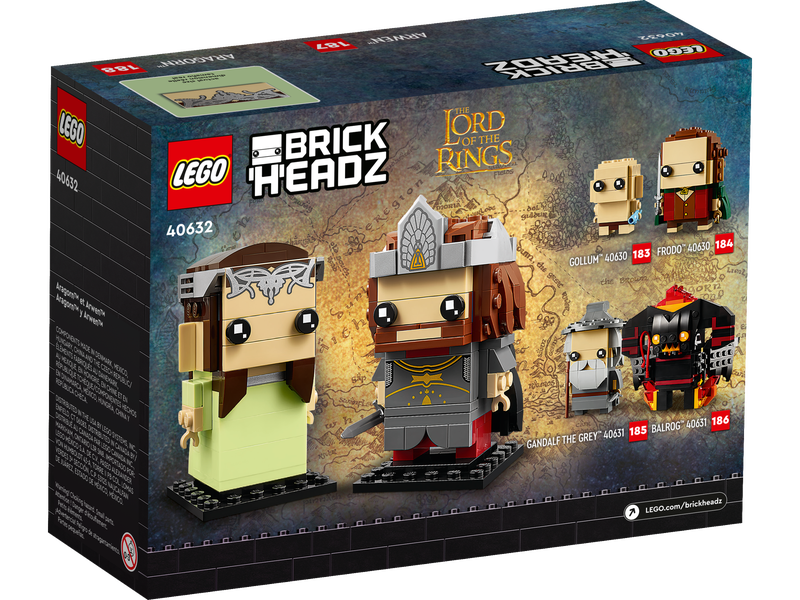 BrickHeadz 40632 Aragorn™ und Arwen™