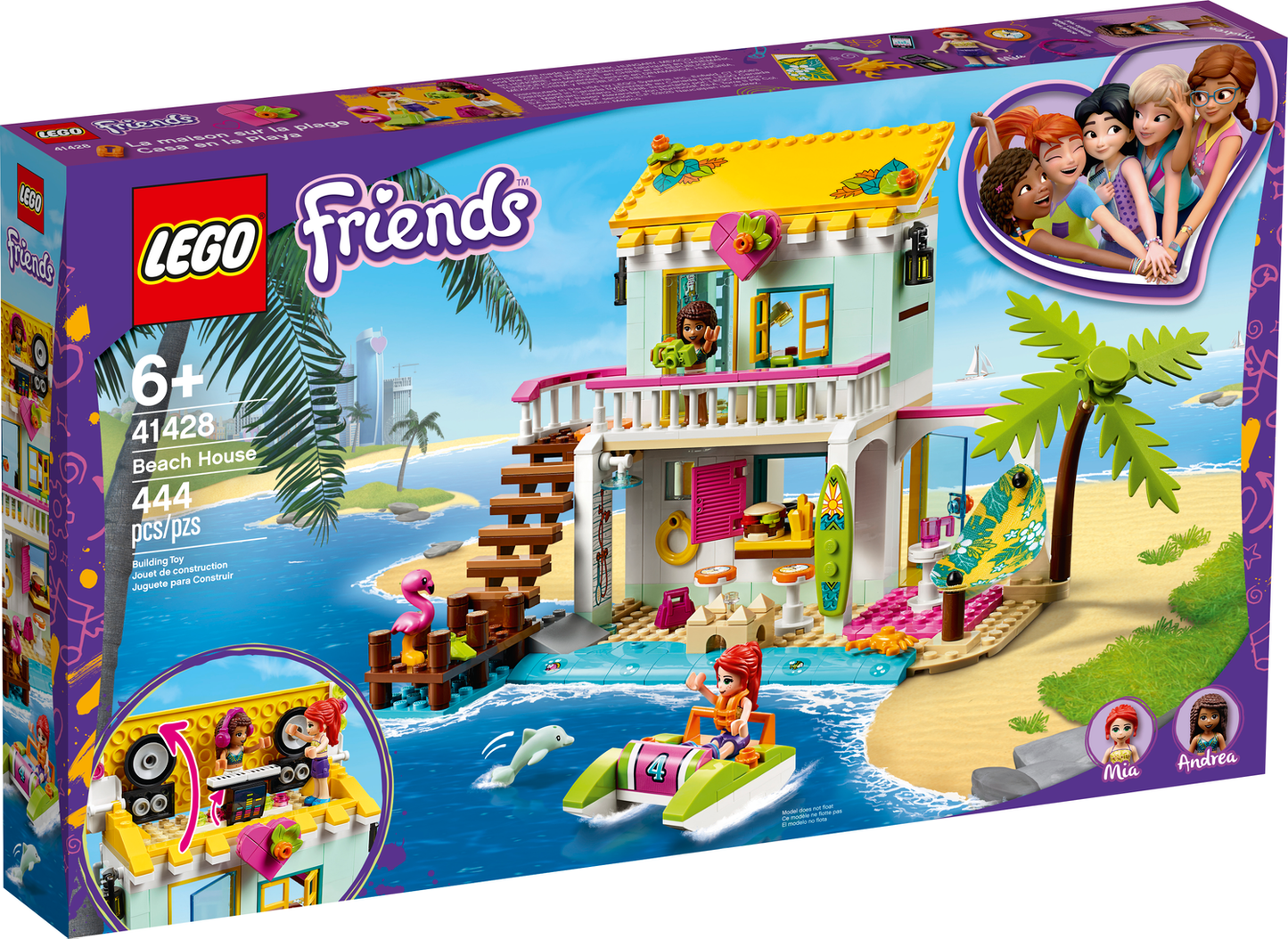 Friends 41428 Strandhaus mit Tretboot