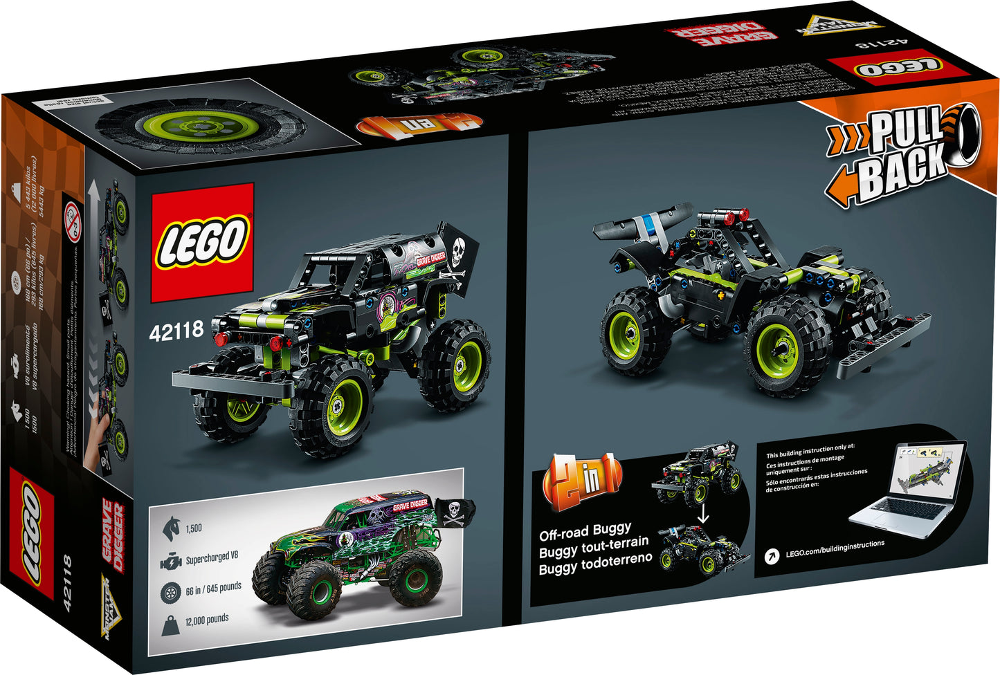 Technic 42118 Monster Jam  Grave Digger®