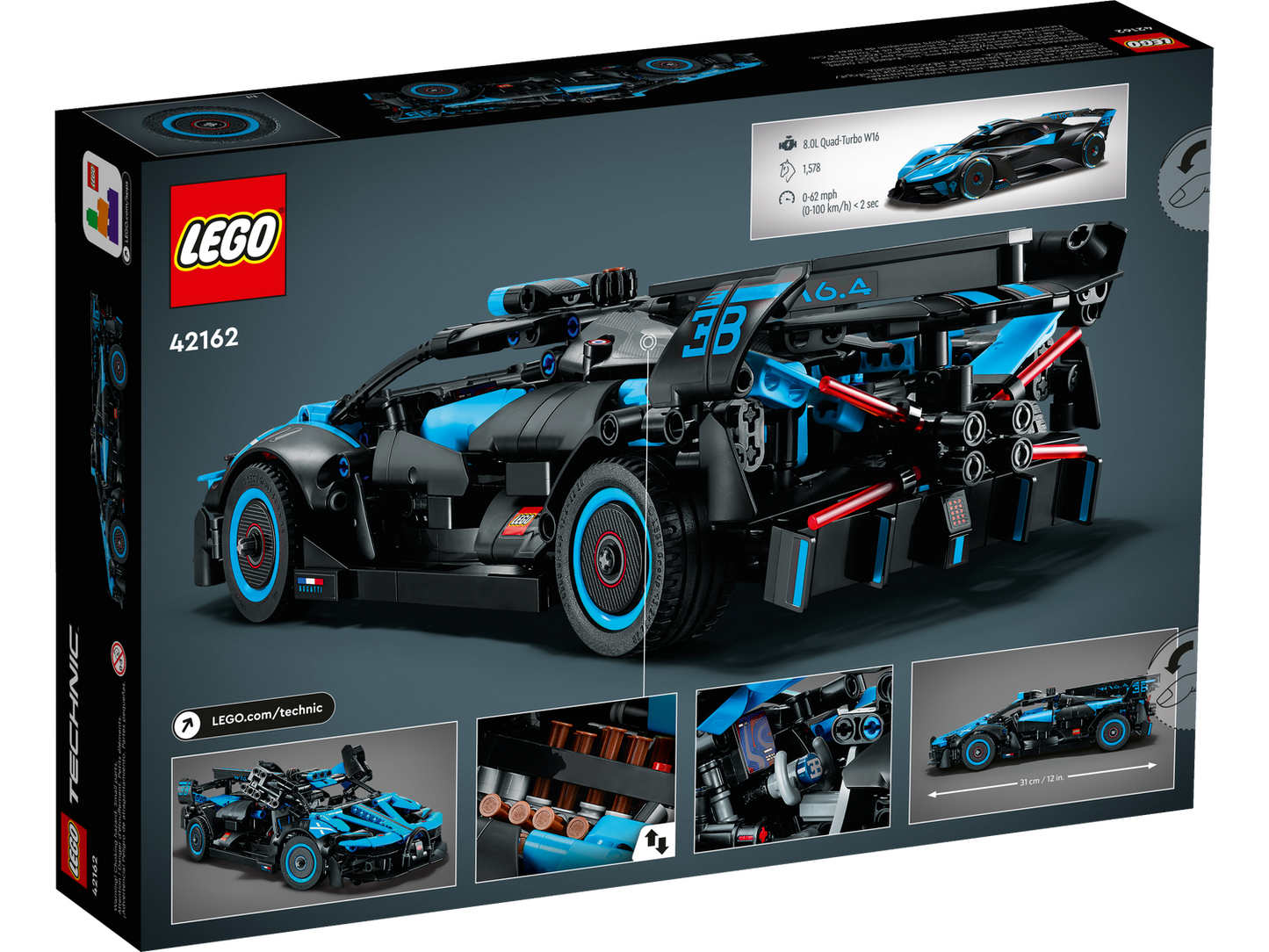 Technic 42162 Bugatti Bolide Agile Blue