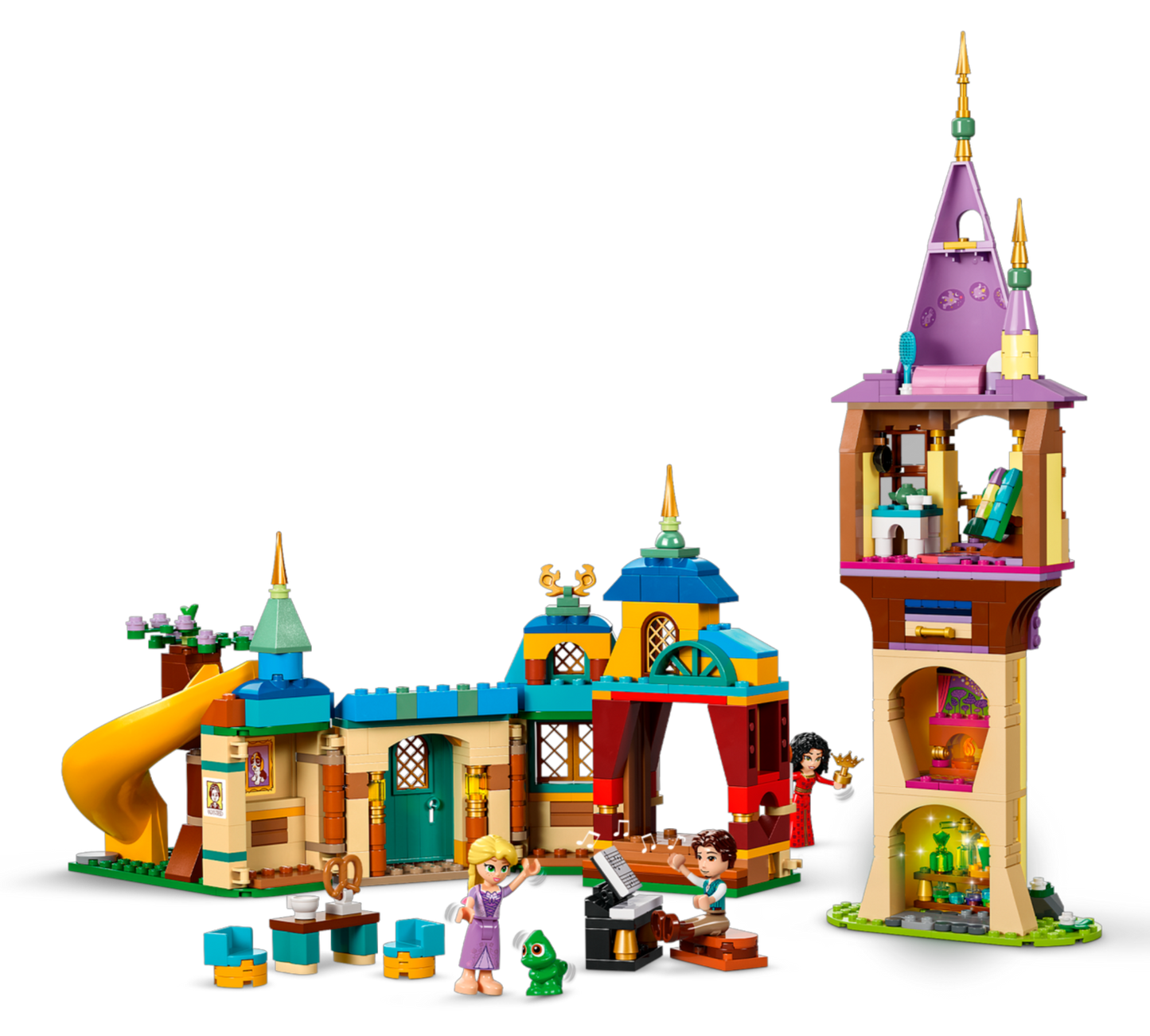 Disney 43241 Rapunzels Turm und die Taverne „Zum Quietscheentchen“