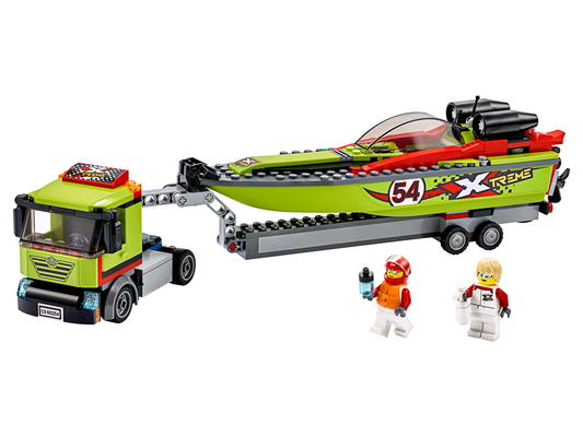 City 60254 Rennboot-Transporter
