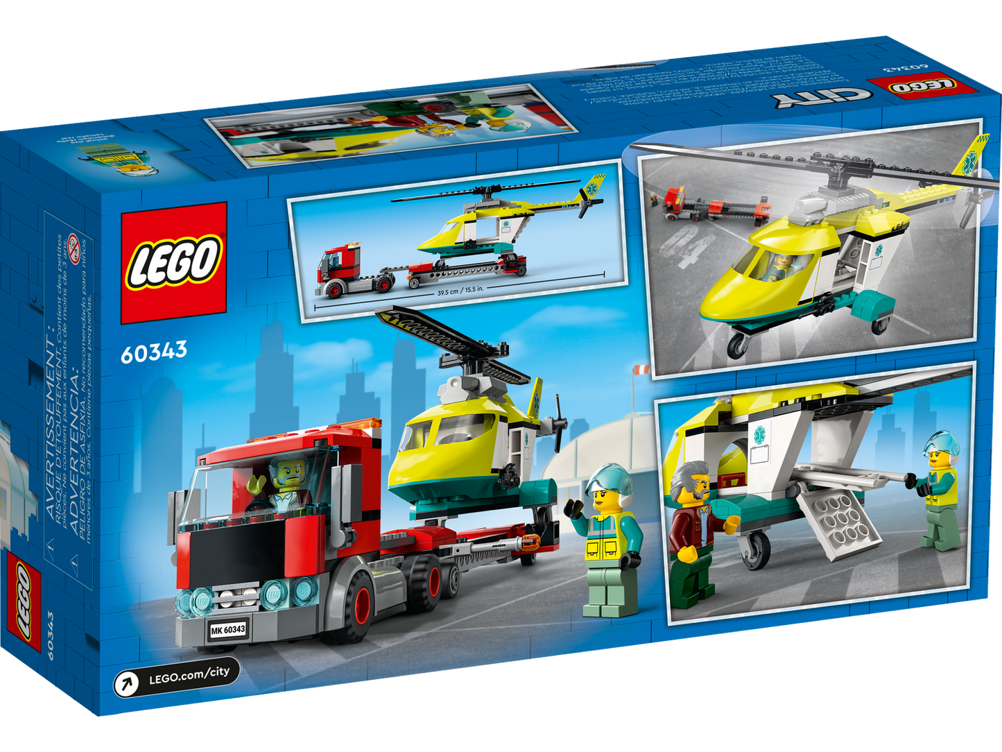 City 60343 Hubschrauber Transporter