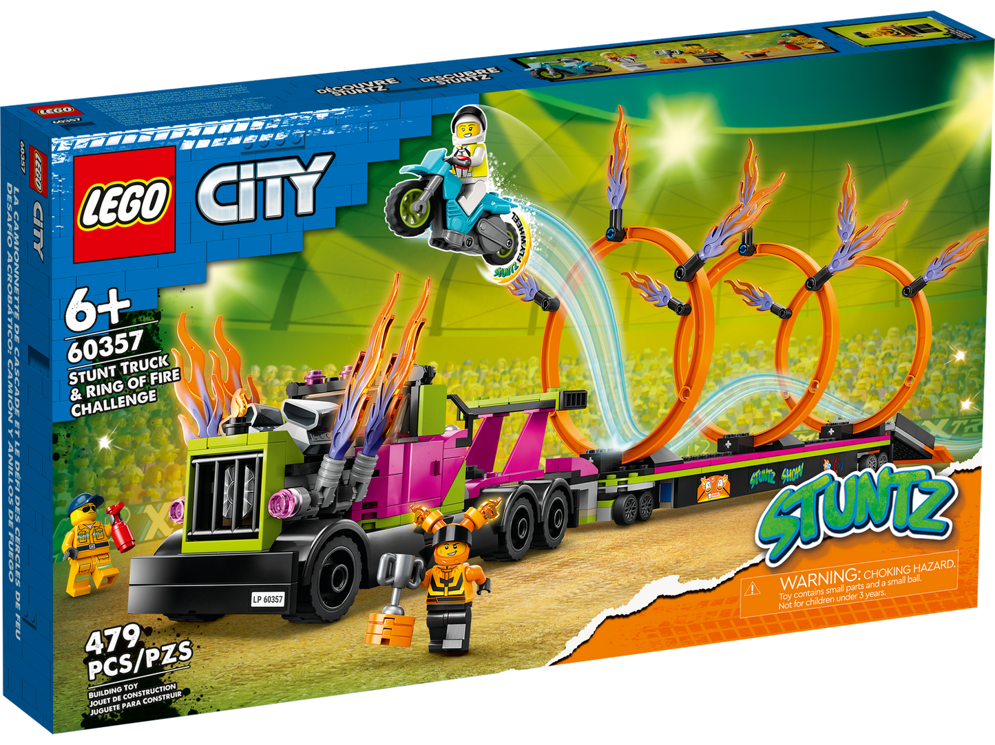 City 60357 Stunttruck mit Feuerreifen-Challenge