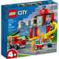 City 60375 Feuerwehrstation und Löschauto