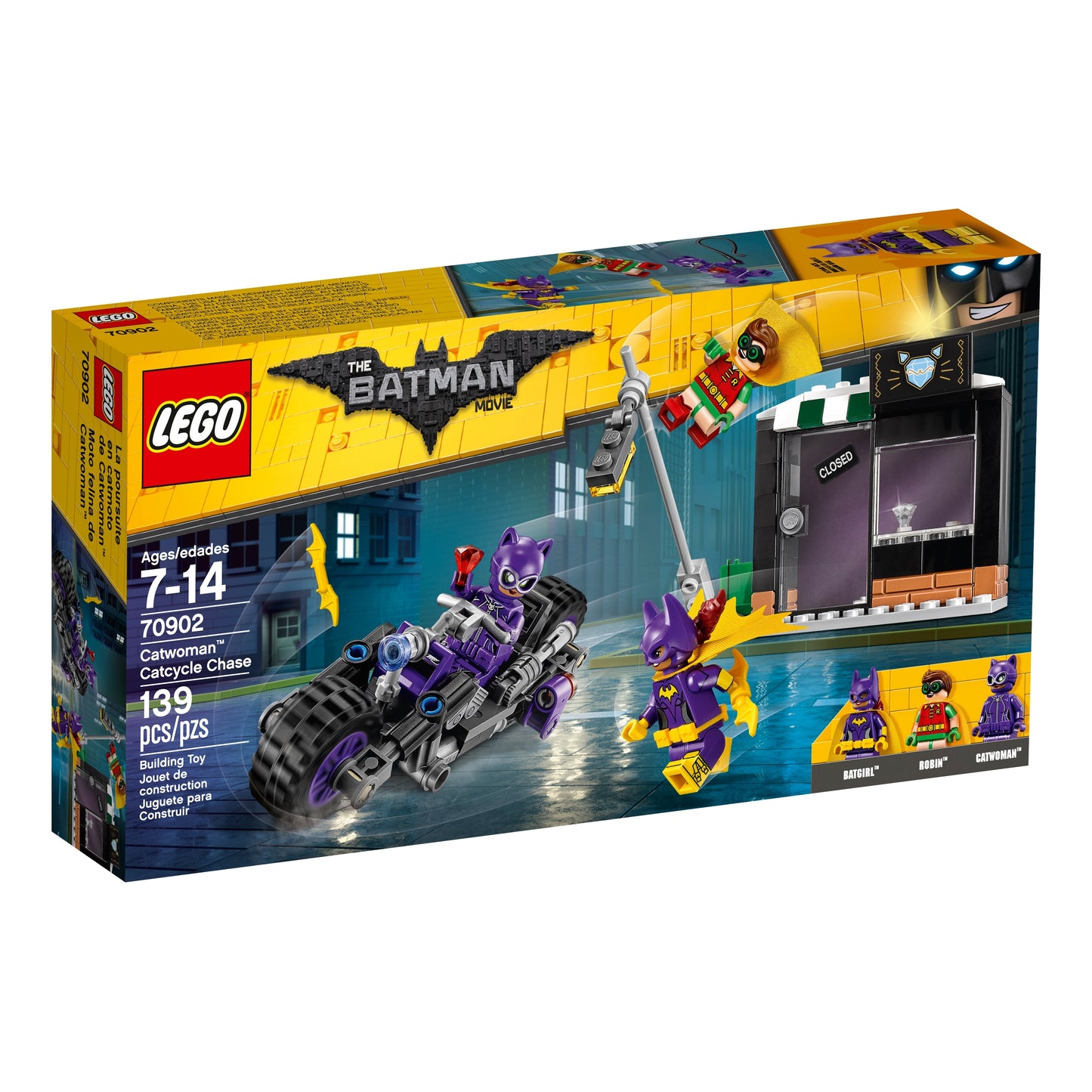 The LEGO Batman Movie 70902 Catwoman: Catcycle-Verfolgungsjagd